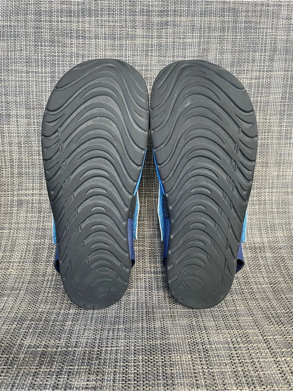 Nike Kids Sunray Protect 2 Royal Blue-Navy Sport Sandals Unisex Youth Size 3.5